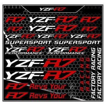 Для Yamaha r7 R7 Наклейка С Логотипом Yzf r7 Комплект Наклеек Аксессуары Для Мотоциклов Наклейки Наклейки