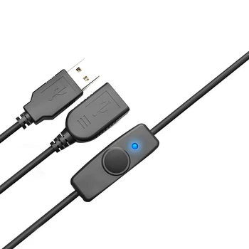 Синхронизация данных USB 2.0 Удлинитель Шнур USB Удлинитель Со Светодиодным Индикатором Включения Выключения Для ПК Ноутбук USB Вентилятор Светодиодная Лампа
