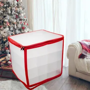 Практичный полипропиленовый ящик для хранения большой емкости, прочный, сортирующий, износостойкий, Органайзер для рождественских шаров, разделитель для хранения, органайзер для игрушек