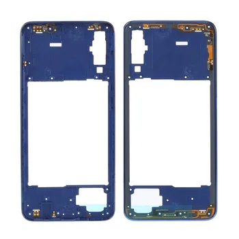 Для Samsung Galaxy A70 SM-A705 Черного/синего/серого/оранжевого цвета Задняя рамка корпуса Средняя рамка пластины