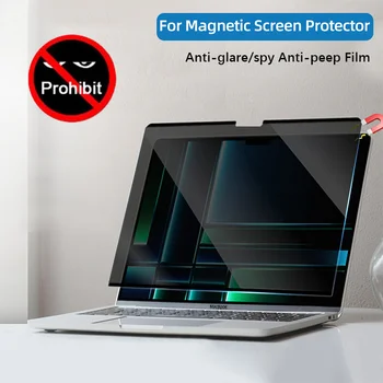 Магнитная Защита Экрана Для Macbook Air 13 M1 A2179 A2337 A2681 Защитная Закаленная пленка Для Macbook Pro 13 14 15 16 A2289 A2251