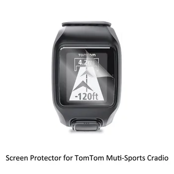 6 * Прозрачная ЖК-пленка из ПЭТ-пленки для защиты экрана от царапин для TomTom Muti-Sports Runner Carido TOMTOM 1 2 поколения