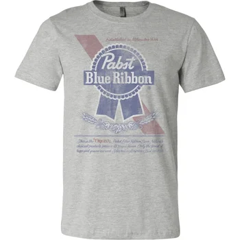 Винтажная футболка Pabst Blue Ribbon с Голубой лентой