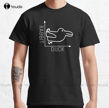 Новая Классическая футболка Wittgenstein Rabbit Duck Illusion, Теннисные рубашки Для Мужчин S-3Xl