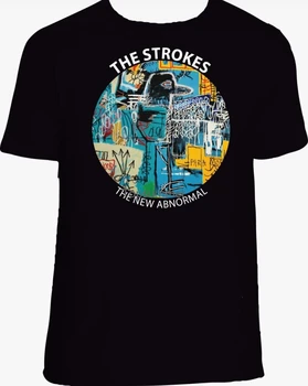 Винтажная Мужская футболка The Strokes Band Черного цвета С коротким рукавом Всех размеров От S До 5Xl 1F106