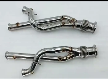 Головная секция Высокоточные Трубы Выхлопные Трубы ответвление водосточной трубы Выхлопная труба с катализатором для Lamborghini Aventador LP700-4 6.5