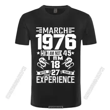 Новинка 2022 года Январь Февраль Март Апрель Май Июнь Август Сентябрь Стильная шикарная футболка с ежедневным принтом 1976 года, мужская рубашка