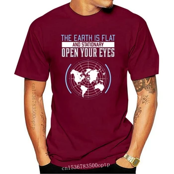 Земля плоская, дурацкая идея подарка для плоскоземельцев, Черная футболка, мужская летняя футболка M-3XL