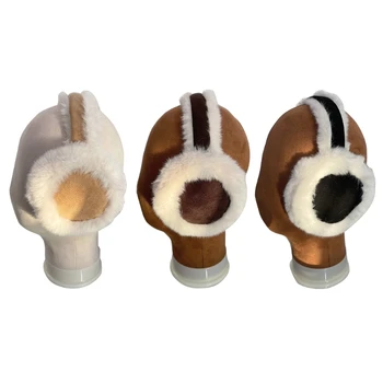 Пушистые и теплые Складные плюшевые грелки для ушей для зимних мероприятий на свежем воздухе Согреют Вас в холодную погоду при катании на лыжах