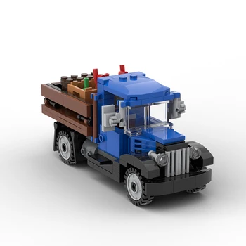 2021 Новый ретро-ностальгический Фермерский тяговый станок, грузовик, строительный блок, Высокотехнологичная коллекция, Сращивание, Детская игрушка в подарок