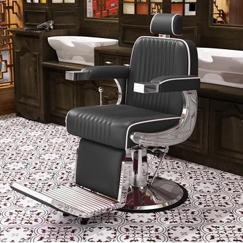 Профессиональное кресло для маникюрного салона с откидной спинкой, Эргономичное парикмахерское кресло для макияжа, татуировки, мебель для спа-салона Silla De Barbero LJ50BC