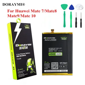 Аккумулятор DORAYMI Для Huawei Mate 7 8 9 10 Mate9 P20 Pro Honor 8c Mate10 Lite Mate20 Запасные Аккумуляторы Для Телефонов Bateria + Инструменты
