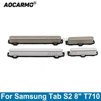 Aocarmo для Samsung GALAXY Tab S2 T710, 8,0-дюймовые кнопки включения-выключения громкости, запасная часть боковой клавиши