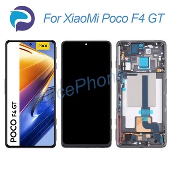 для XiaoMi Poco F4 GT ЖК-экран + Сенсорный Дигитайзер Дисплей 2400*1080 21121210G Poco F4 GT ЖК-дисплей