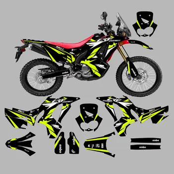 Графический Комплект для HONDA 2017 2018 2019 2020 CRF250 RALLY Motocross Decals Наклейка