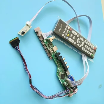 комплект для N173HGE-L21/L11 40pin LVDS ЖК-экран панель USB TV AV пульт дистанционного управления VGA Плата Контроллера драйвер 17,3 