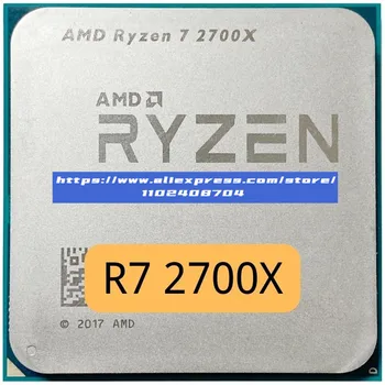 AMD Ryzen 7 2700X R7 2700X 3,7 ГГц Восьмиядерный шестнадцатипоточный процессор 16M мощностью 105 Вт с процессором YD270XBGM88AF Socket AM4