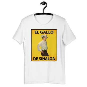 Футболка унисекс El Gallo De Sinaloa Chalino Sanchez Loteria