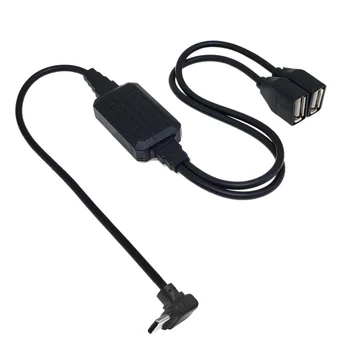 1 штекер 2 штекера USB C-type OTG, кабель для расширения и распределения данных, адаптер для загрузки, отклоняющий преобразователь
