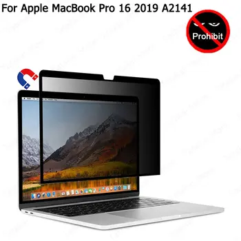 Pro 16 2019 A2141 Съемный Магнитный Фильтр Конфиденциальности для Macbook Pro 16-дюймовый Протектор Экрана Антишпионская Пленка Защита Конфиденциальности