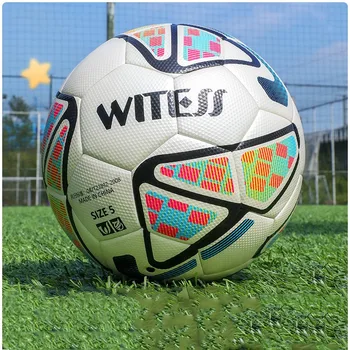 Футбольный мяч для взрослых и молодежи высокого качества стандартного размера 4 Размера 5 из искусственной кожи, клейкий бесшовный футбольный инвентарь для спорта на открытом воздухе