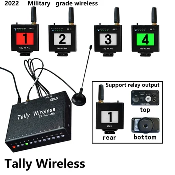 SDLX Tally Pro-коммутационная станция vMix, Беспроводная лампа Tally Pro с двойным источником питания Type-C, беспроводная военного класса