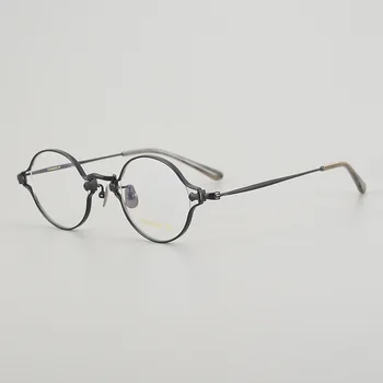 Модные оправы для очков KMN188 Японского бренда Круглые Титановые Мужские Женские Модные Оптические очки Oculos De Grau Feminino frame